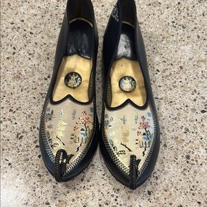 NOS hand, painted shoes